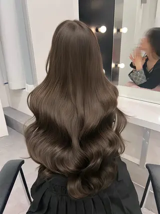 ロング しゅういち/赤み消し カラー特化のヘアスタイル