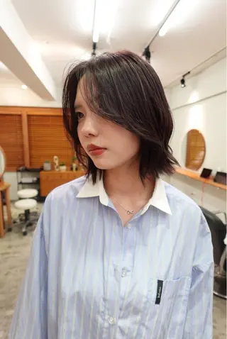 カラー Non/立川/暖色 🌏艶髪/Aujuaのヘアスタイル