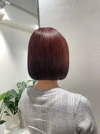 ショート カラー ボブ/インナーカラー /眉毛/Miyuのヘアスタイル