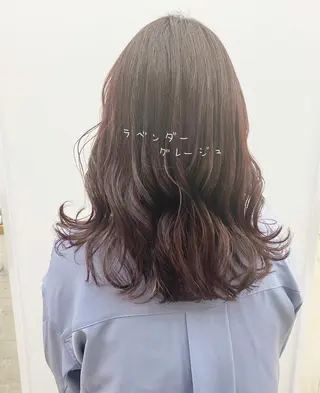 ミディアム ☀️透明感color KURO☀️のヘアスタイル