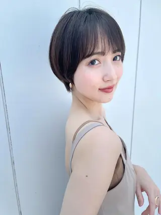 ショート カラー 透明感カラー│ レイヤーヘア中居美樹のヘアスタイル