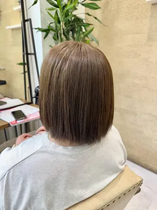 カラー ブリーチなしwカラー /艶カラー/oukaのヘアスタイル