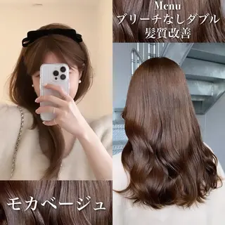 セミロング カラー ヘアアレンジ 💕トレンドうる艶髪 💕TUNE銀座のヘアスタイル