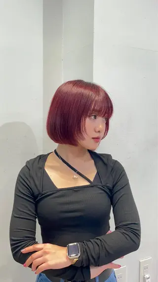 ミディアム カラー ヘアアレンジ ショート/ボブ/ 髪質改善🍒hiyuのヘアスタイル