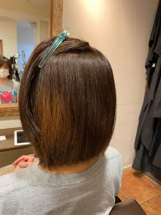 ショート 髪質改善・縮毛矯正/ 下村陽平のヘアスタイル