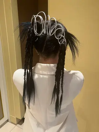 ヘアアレンジ メンズパーマ モデル募集🎀ユウリのヘアスタイル