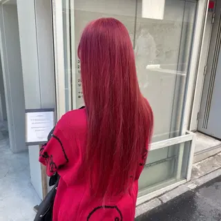 セミロング カラー 大人っぽ♡上品な暖色 ♡ブリーチなし♡のヘアスタイル