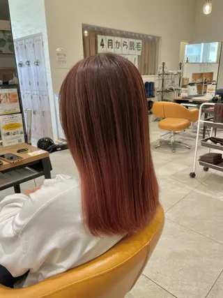ロング カラー AGU 三条店 林　雄のヘアスタイル