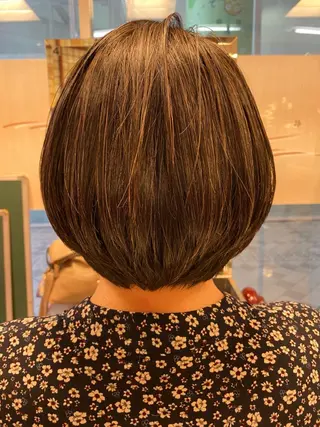 ショート へんみ みかのヘアスタイル