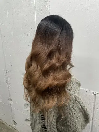 ロング カラー 🧡艶髪ちゅるん髪 🫧🧡YUKI❄️のヘアスタイル