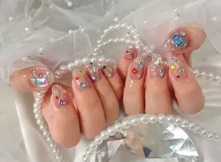 ネイル bijou nails　蓮のネイルデザイン