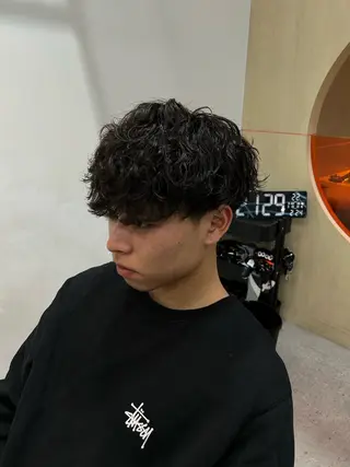 パーマ メンズ fifth 菅崎愛斗のヘアスタイル