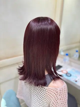 ミディアム カラー 透明感カラー🎀 みゆうのヘアスタイル