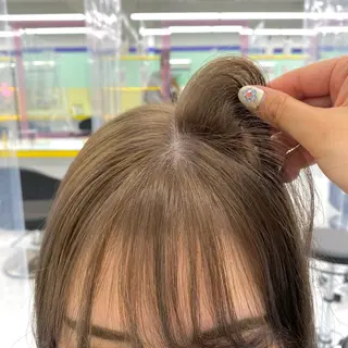 セミロング カラー ヘアアレンジ mai🍑暖色カラー /レイヤー💖のヘアスタイル