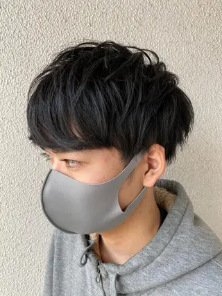 ミディアム メンズ 柳澤 和也のヘアスタイル