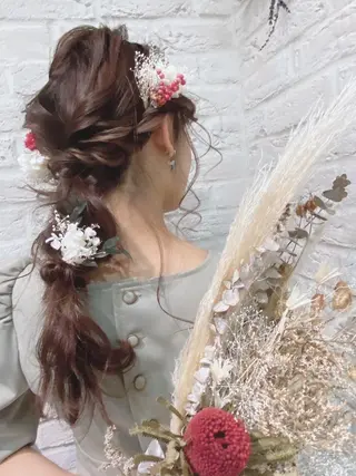 ロング ヘアアレンジ 伊藤 早人のヘアスタイル