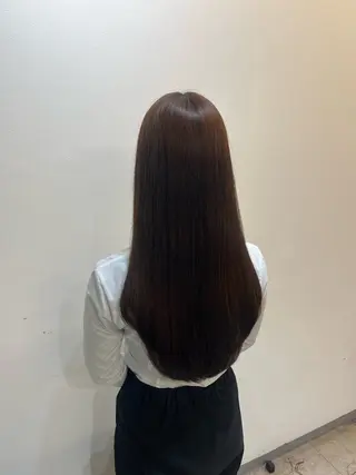 🎀韓国レイヤー/ 🫧暖色/暗髪カラーのヘアスタイル