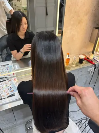 ロング うる艶縮毛カラー✨ たいよう☀️のヘアスタイル