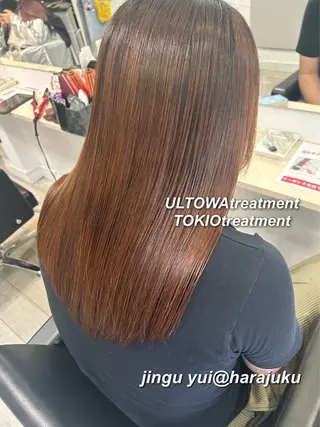 セミロング カラー パーマ ヘアアレンジ メンズ ワット 原宿のヘアスタイル