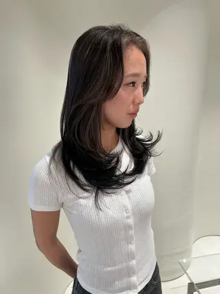 ロング カラー 海外レイヤー /NAGISAのヘアスタイル