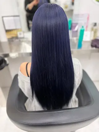 ロング 艶髪ハイトーンカラー 渋谷🎀ririkaのヘアスタイル