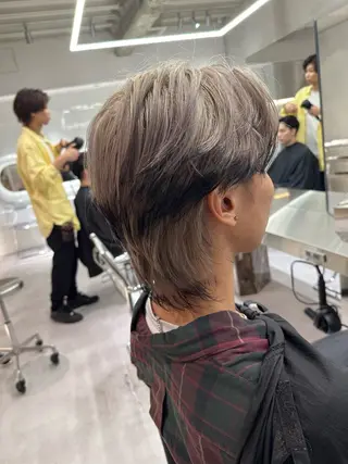 ミディアム カラー メンズ 丸山飛鳥/アメカジ /パーマ/渋谷/のヘアスタイル