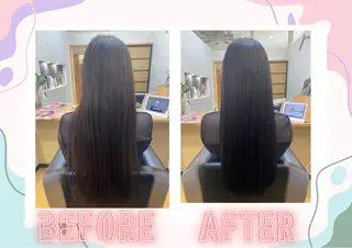 ロング 縮毛矯正・髪質改善専門店　髪屋こころ　東川口店所属・いばやし たかひろのヘアスタイル