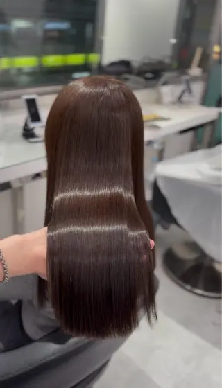 ロング 中野 美結のヘアスタイル