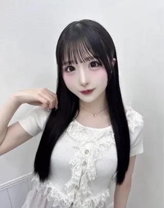 ロング 💎のぼりゆい/大須 ブリーチなしWカラーのヘアスタイル