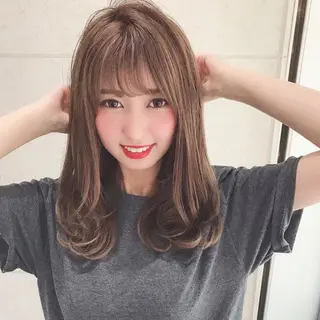 ミディアム ほさか しんごのヘアスタイル