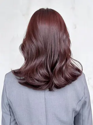 カラー ミディアム ITbyALBUM 藤沢店のヘアスタイル