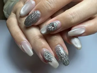 ロング shandy nailのネイルデザイン