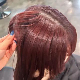 ミディアム カラー 横浜美容室/透明感 カラー/レイヤーのヘアスタイル