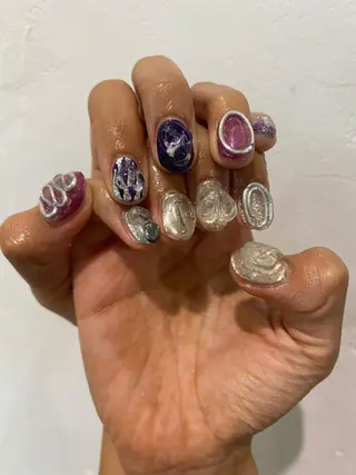 ネイル 【似合わせ提案】鈴木 舞のネイルデザイン