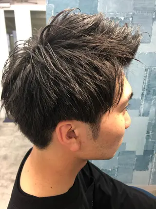 ショート メンズ Noyヨシモト ヒロトのヘアスタイル