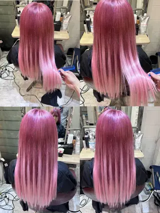 ロング カラー コンドウ リュウのヘアスタイル