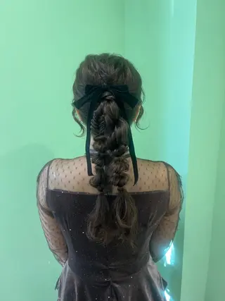 ロング ヘアアレンジ 横浜/デザインカラー 個性派ヘアメ/まこのヘアスタイル