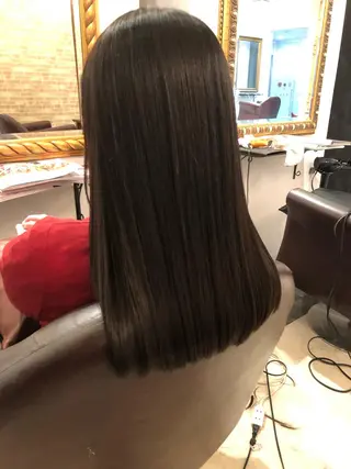 ロング 藤田 遼のヘアスタイル