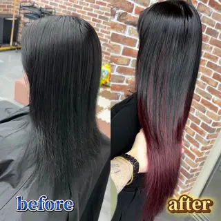 ロング カラー ギャルの革命児 秀斗のヘアスタイル