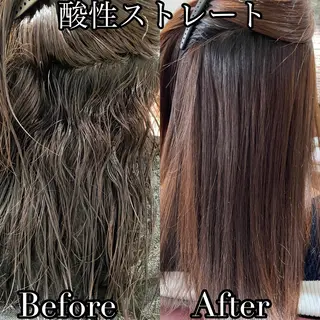 セミロング HAKUA 相模大野店のヘアスタイル