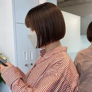 ショート カラー ヘアアレンジ ブリーチなしカラー/ 髪質改善/寺門束のヘアスタイル