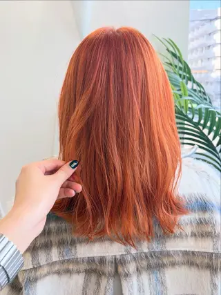 ミディアム カラー cana 札幌レイヤースタイルのヘアスタイル