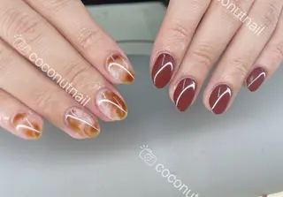 ネイル 神田 ココナッツのネイルデザイン