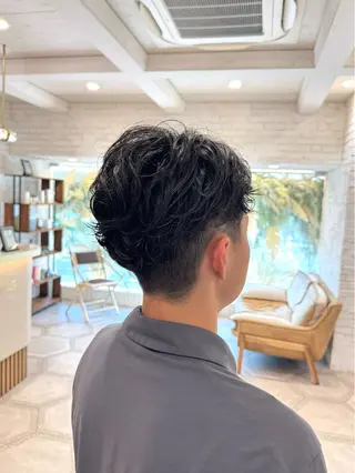 パーマ メンズ 堀江美容室 千晶のヘアスタイル