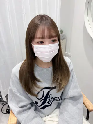 ロング カラー 髪質改善 HALO hair salon【ヘイロー】所属・髪質改善/レイヤー/ ダブルカラー🍀るなのヘアスタイル