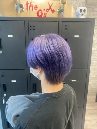 ショート カラー パーマ ヘアアレンジ メンズ キッズ ネイル マツエク・マツパ アイブロウ 🔥漢髪特化メンズ マネージャーYUKIのヘアスタイル