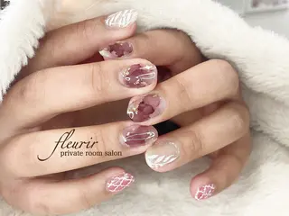 ネイル フルリール 【プライベートサロンのネイルデザイン