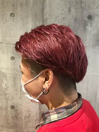 ショート カラー パーマ ヘアアレンジ メンズ キッズ ネイル マツエク・マツパ EnBlesS西宮 マンツーマン神道有基のヘアスタイル