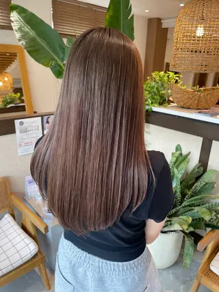 ロング 富田 紗世のヘアスタイル