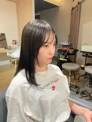 カラー 🎀西川芽依/ 暖色カラー🎀のヘアスタイル